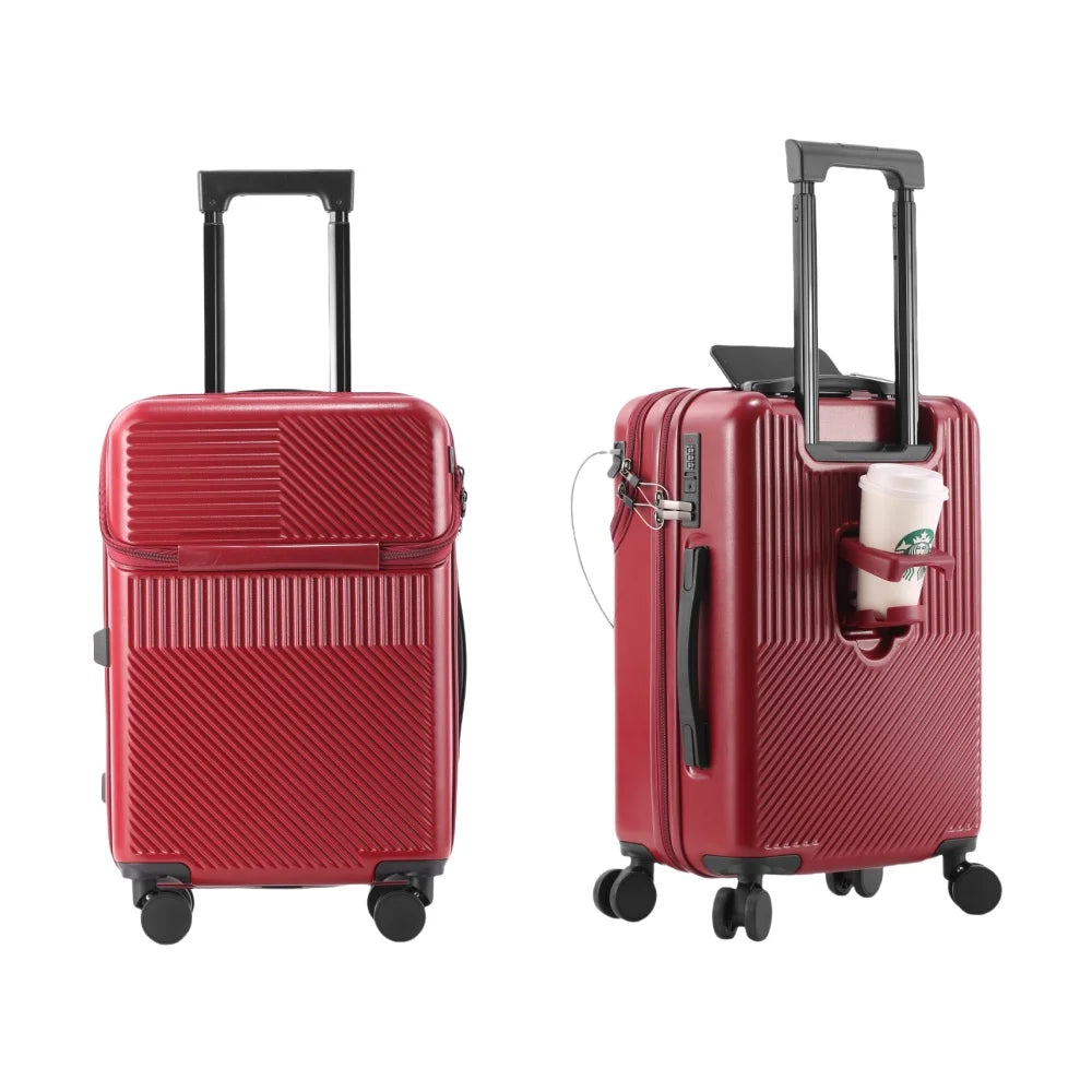 1 piece combination lock carry-on multi-purpose travel luggage