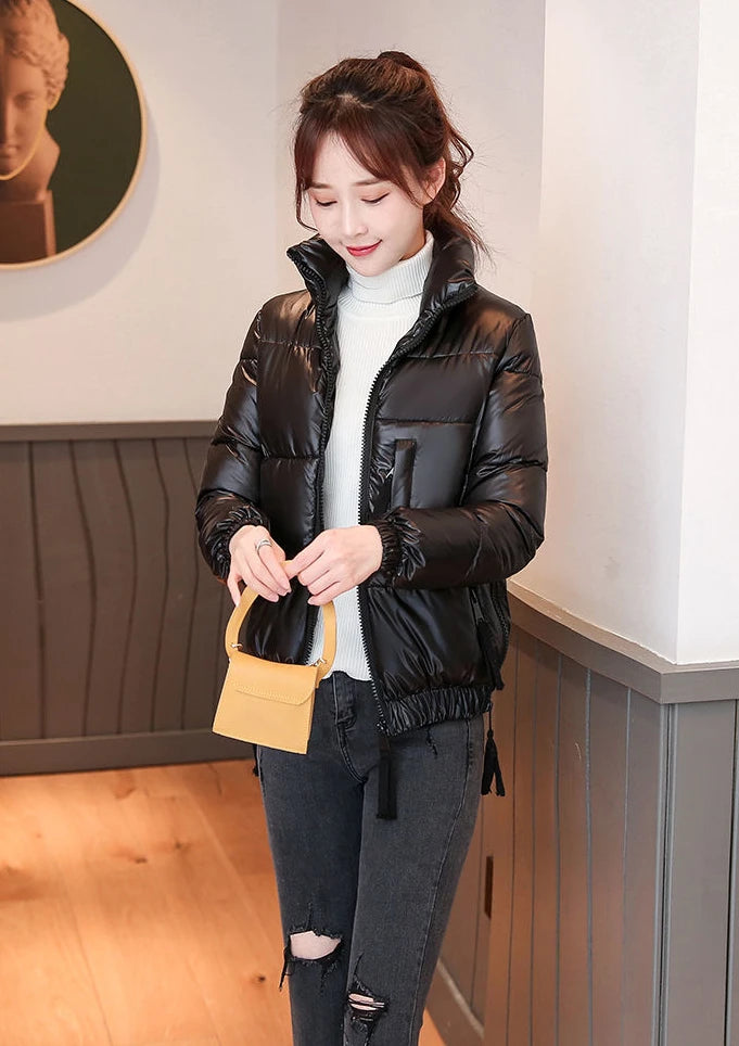 Korean Fashion Parkas Quilted Winter Puffer Coat 2024 Elegant Snow With High Quality Womens Down Jacket Coats Woman Cold Trend