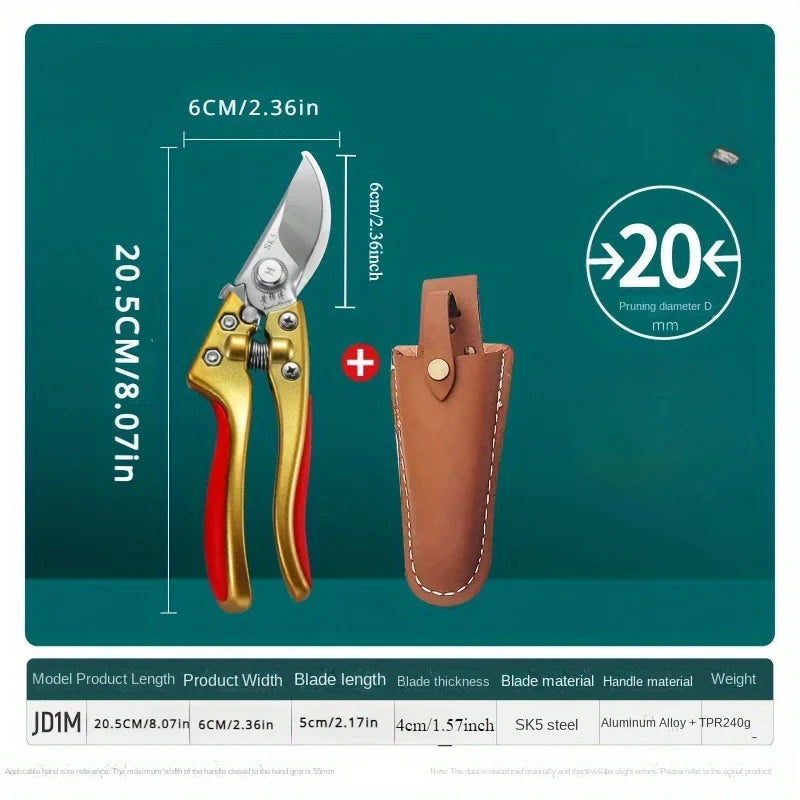 High-Carbon Steel Pruning Shears