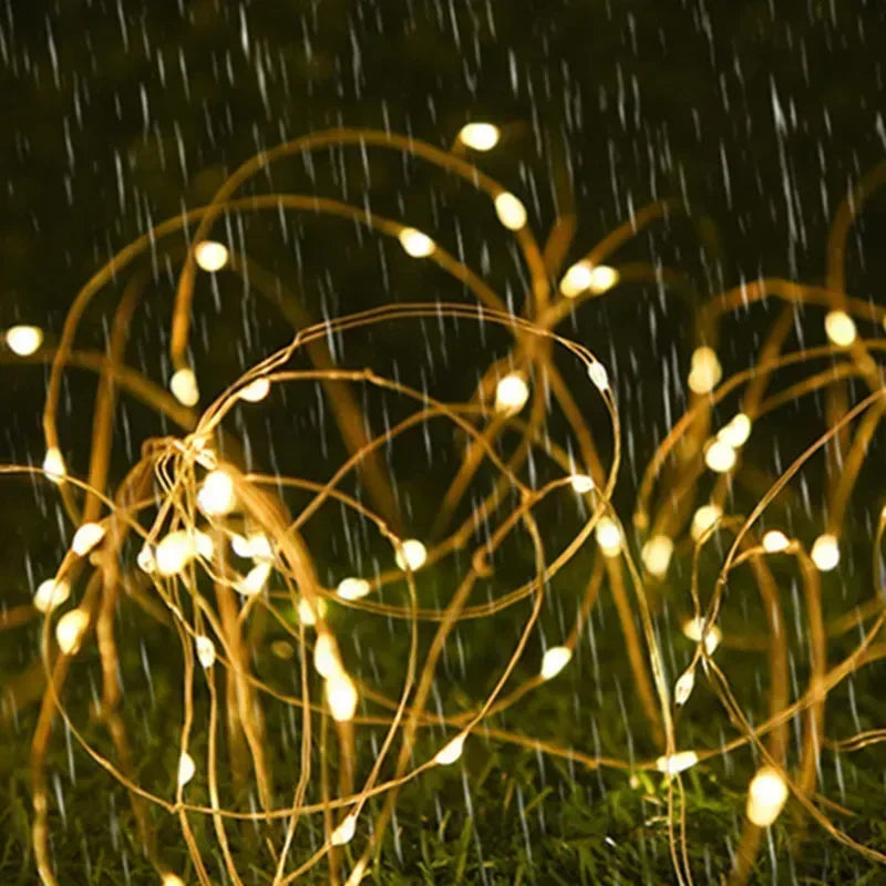 1 Set of Waterproof Outdoor Solar Light Strings