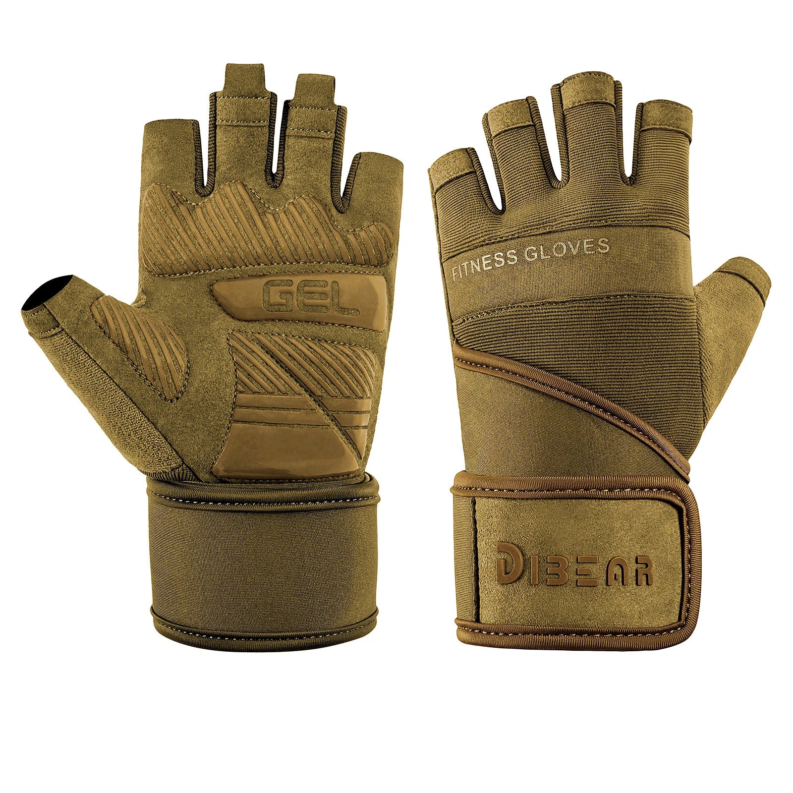 Half Finger Bodybuilding Gym Gloves