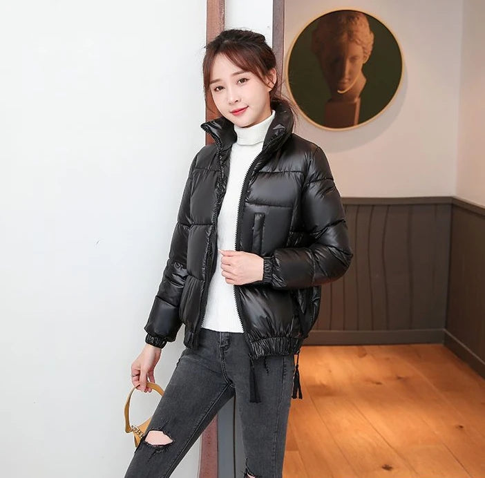 Korean Fashion Parkas Quilted Winter Puffer Coat 2024 Elegant Snow With High Quality Womens Down Jacket Coats Woman Cold Trend