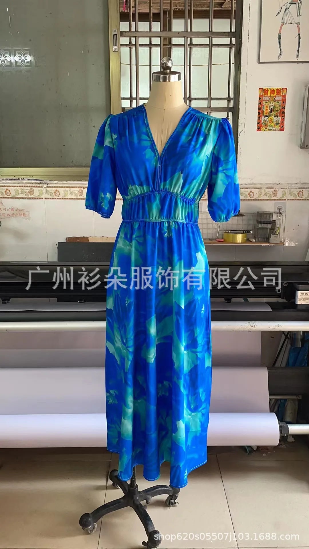Women's Spring Floral Print Dress