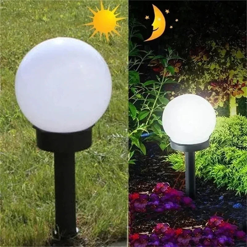 Outdoor Solar Powered LED Bulb Lamp