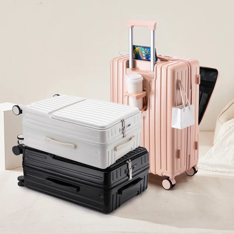 Large Capacity Trolley Travel Suitcase