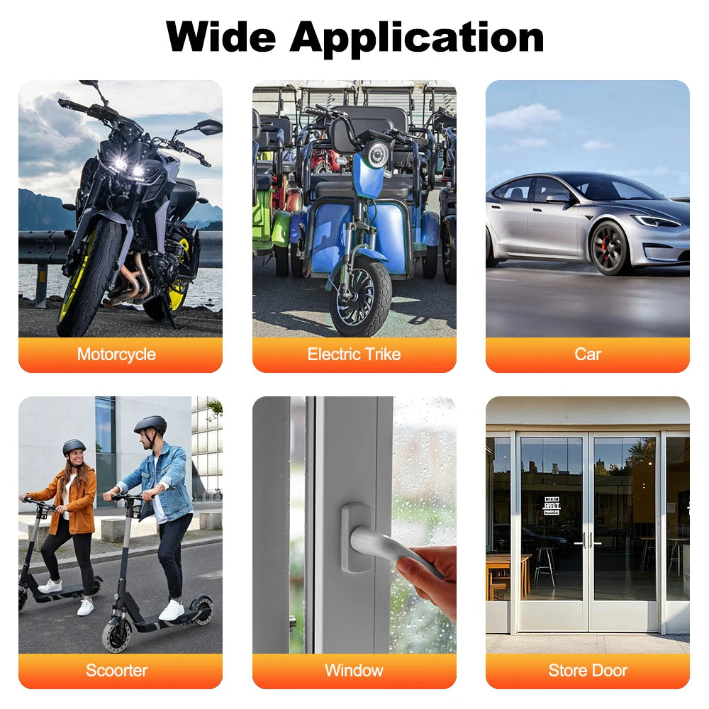 Wireless Vibration Bike Alarm