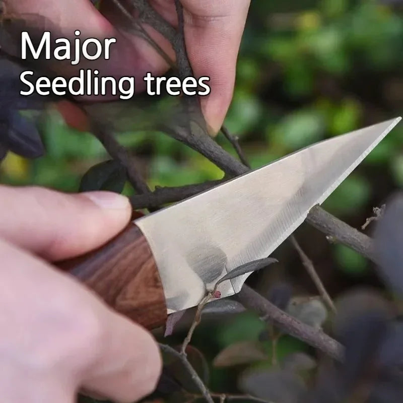 Wooden Handle Grafting Knife