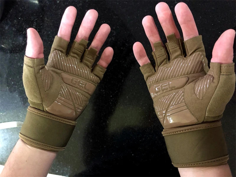 Half Finger Bodybuilding Gym Gloves