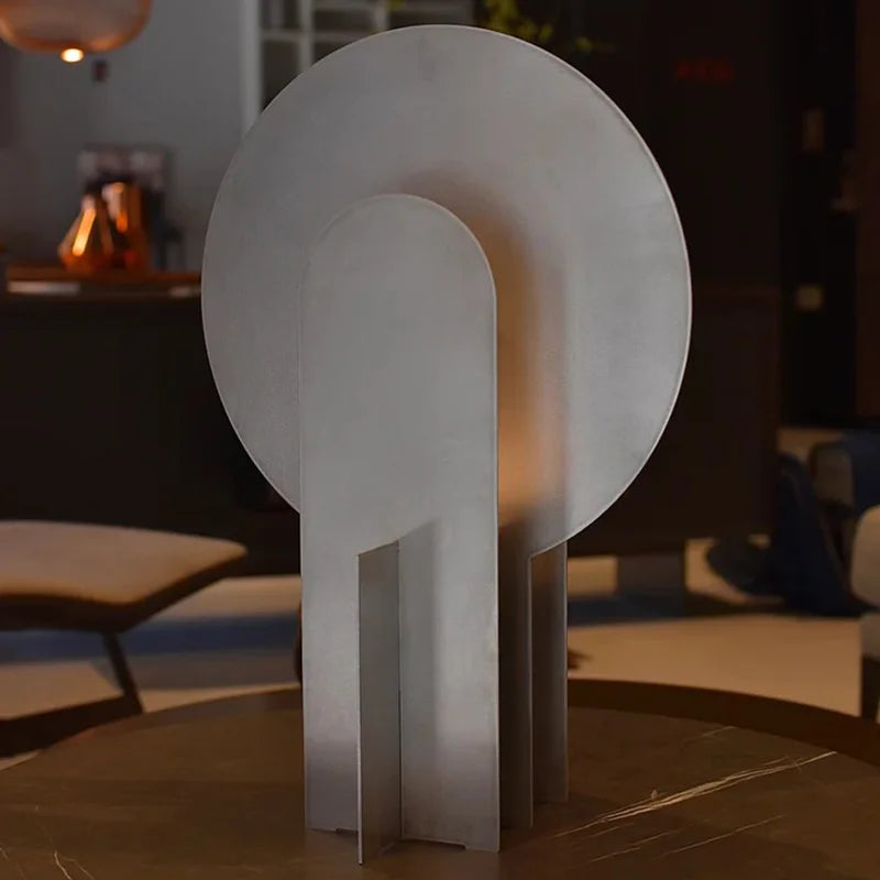 Mid century Aluminum table lamp