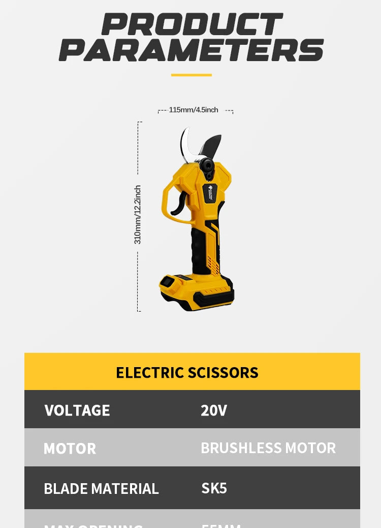 Brushless 1380W Electric Chainsaw