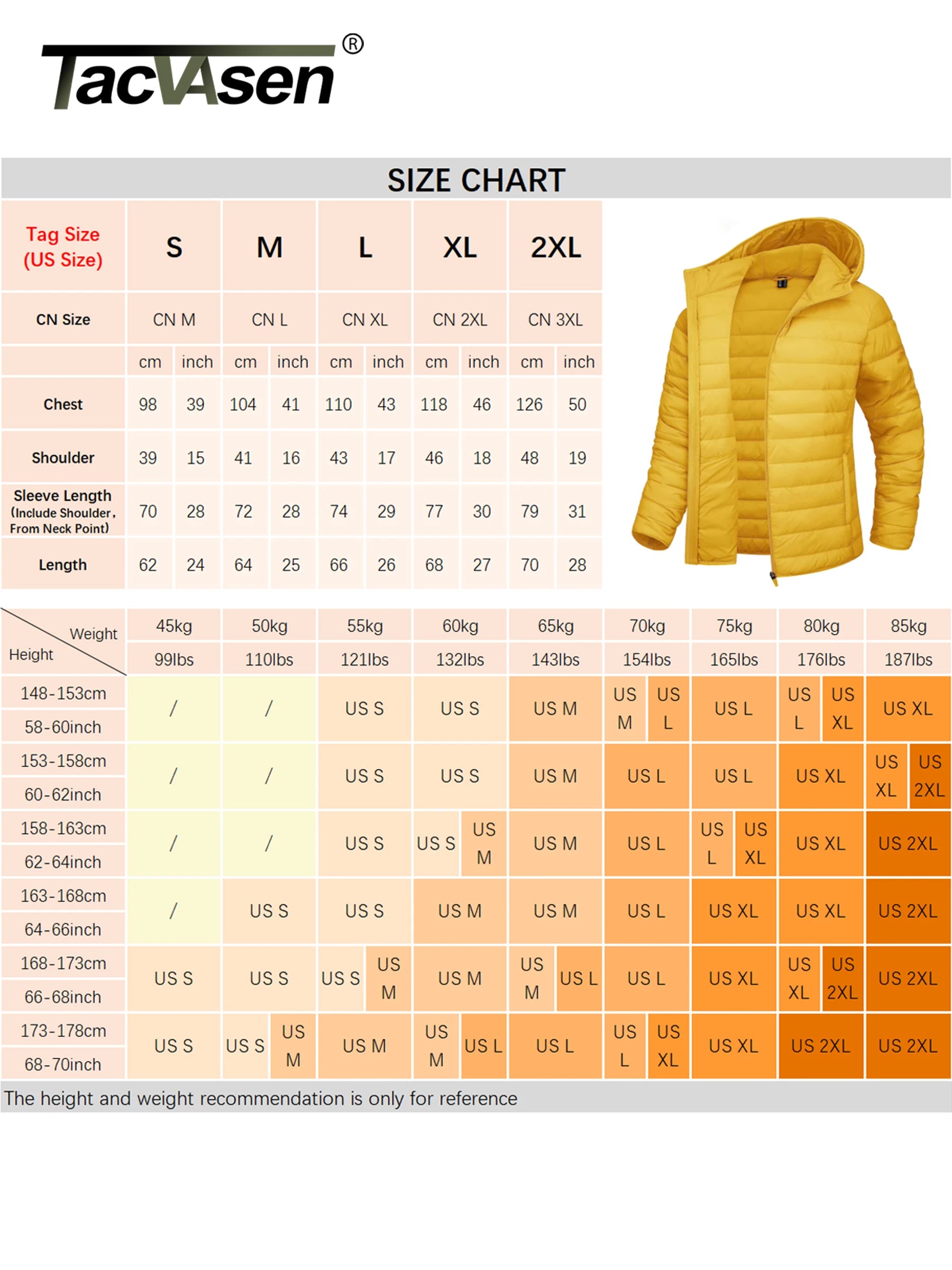 TACVASEN Winter Hooded Puffer Jacket Womens Quilted Warm Coats Casual Windbreaker Waterproof Padded Lightweight Outdoor Outwear