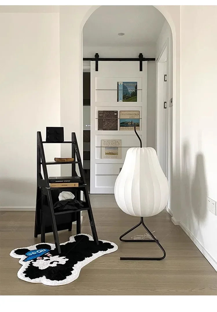 Japanese Style Wabi Sabi Pear Shape Floor Lamp