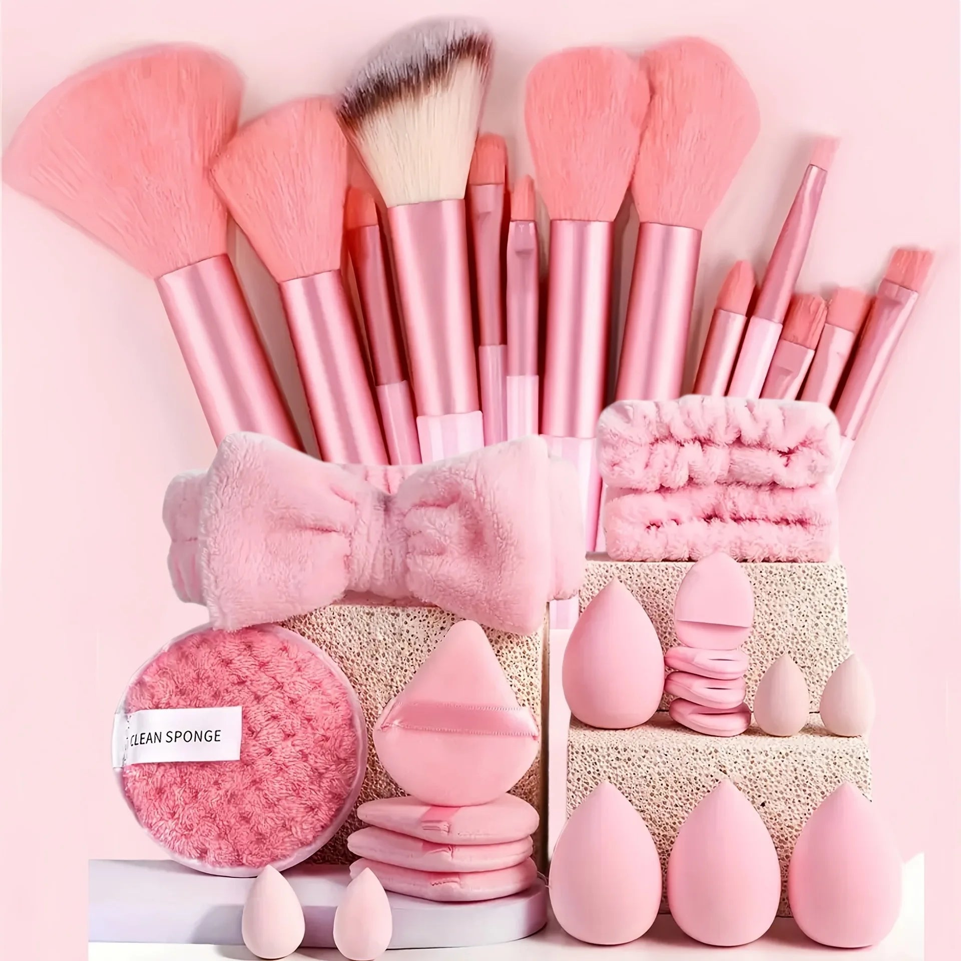 33pc beauty set makeup kit face washing and makeup