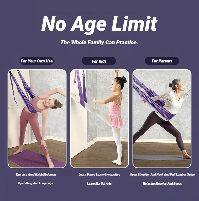Adjustable Aerial Air Yoga Strap Pull Rope