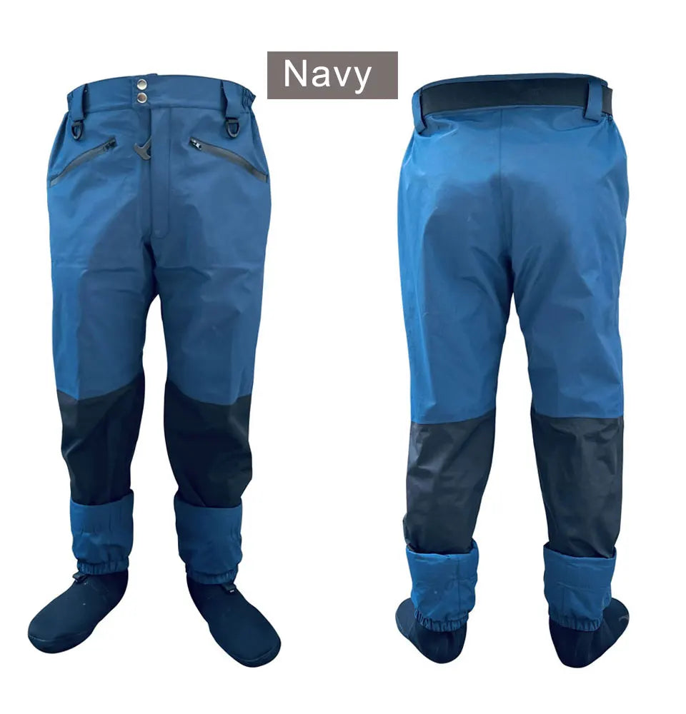 Breathable Stockingfoot Waist Height Wading Pants