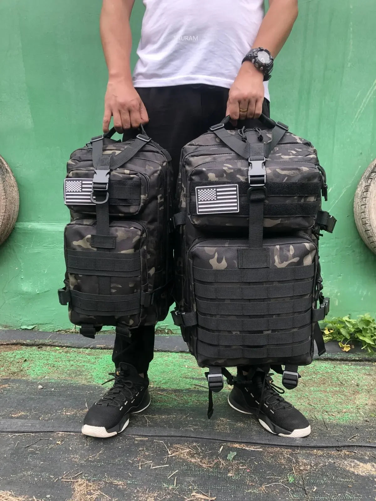 Nylon Waterproof Fishing Hunting Backpack