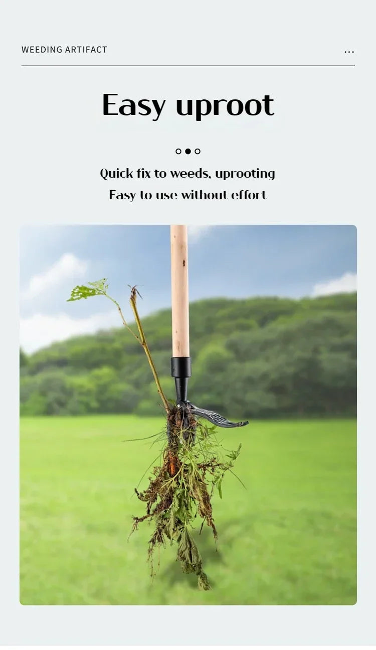 Stand Up Weed Puller Tool