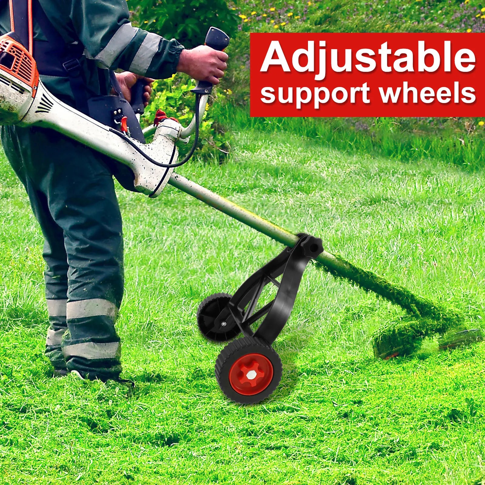 Universal Lawn Mower Support Wheel