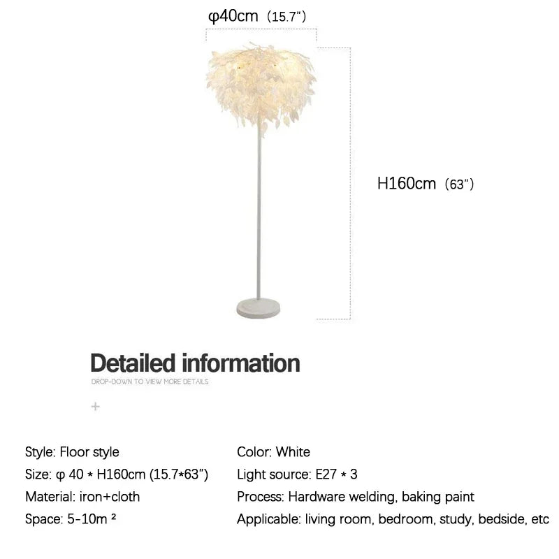 Nordic Leaf Floor Lamp