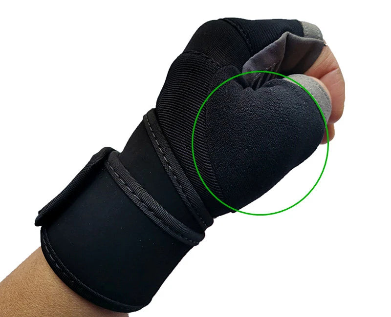 Half Finger Bodybuilding Gym Gloves
