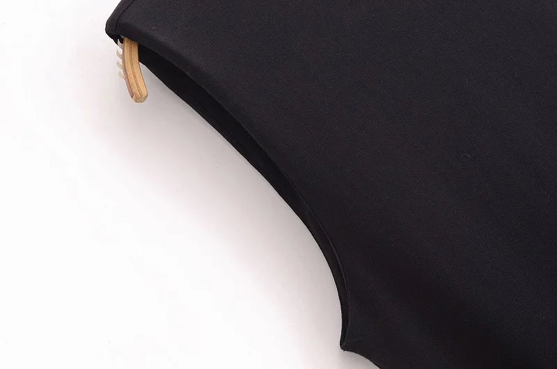 2025 Woman Dresses Belt pleated Midi Dress Sleeveless