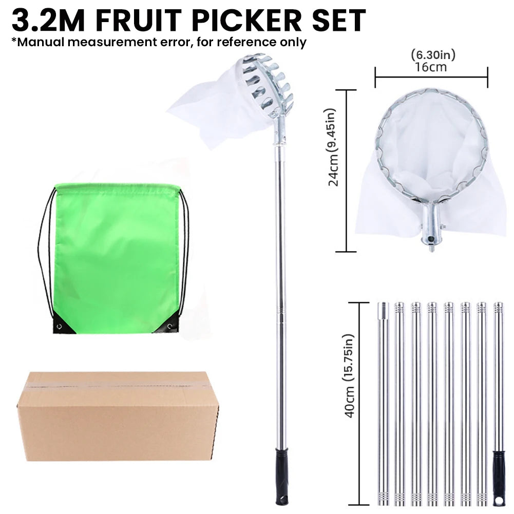 Fruit Picker Pole with Storage Bag