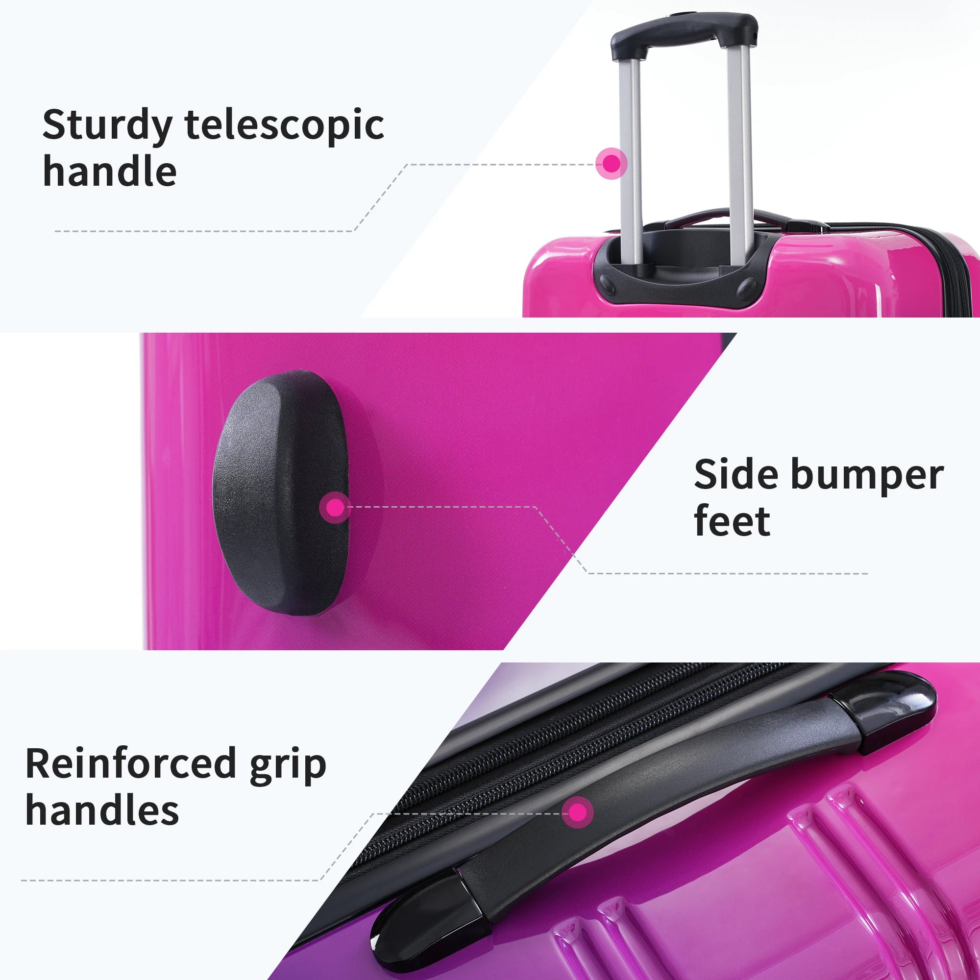 3 pcs Hardshell Luggage