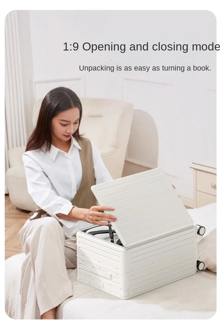 Wide Trolley Carry-on Suitcase
