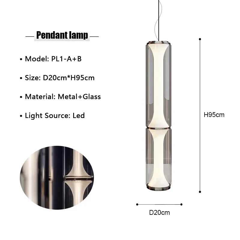 Glass Floor Lamp