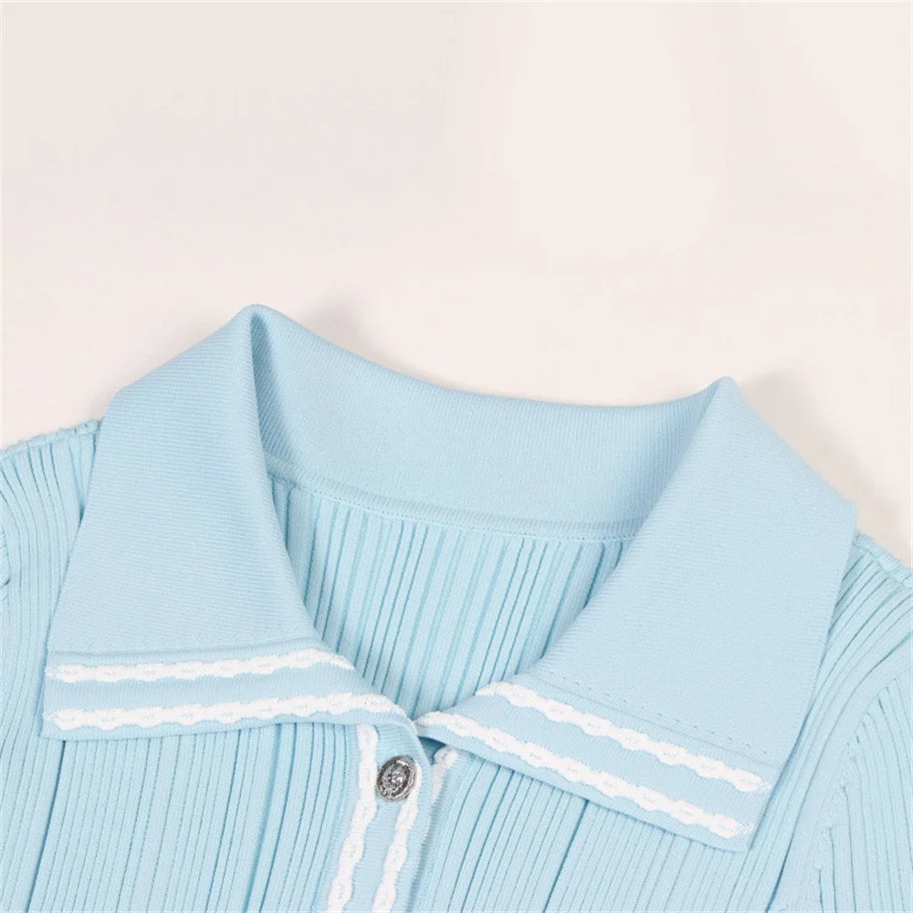 traf 2025 woman summer mini skirt knitted stretch corset elegant ladies dress y2k clothes New fashion high quality party skirt