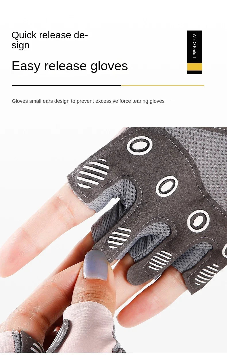 1 Pair Gym Body Building Training Fitness Gloves