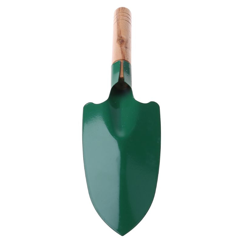Wooden Handle Reinforced Gardening Shovel