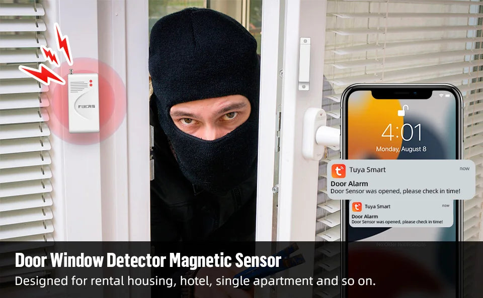 WIFI Wireless Door Sensor Siren