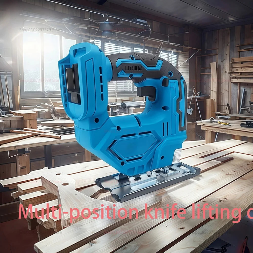 Electric arc-shaped brush saw