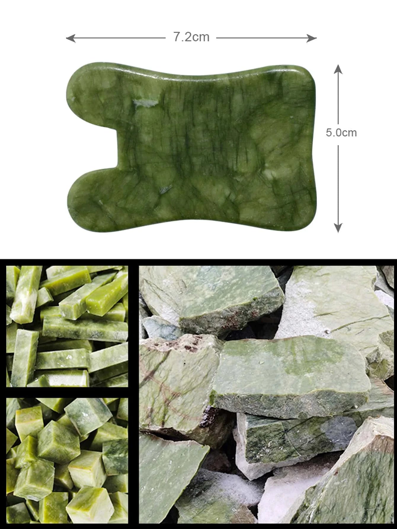 Natural Jade Stone Scraping Gua Sha Board Massager