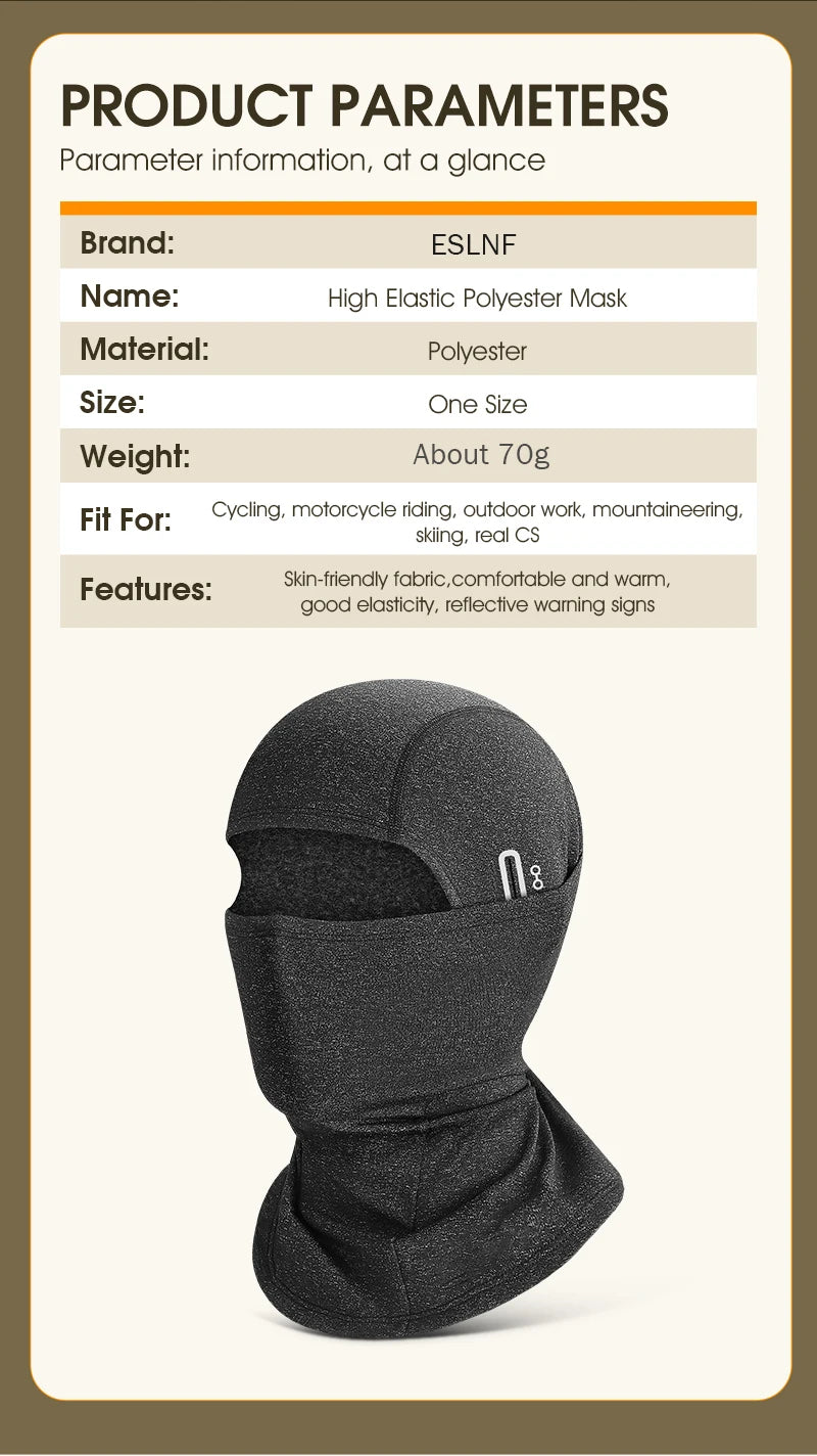 Windproof Cycling Full Face Mask