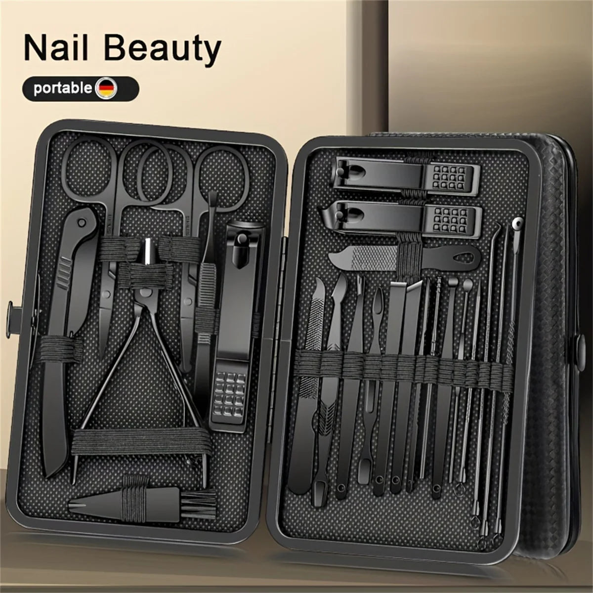 8-24 Pieces All Black Manicure