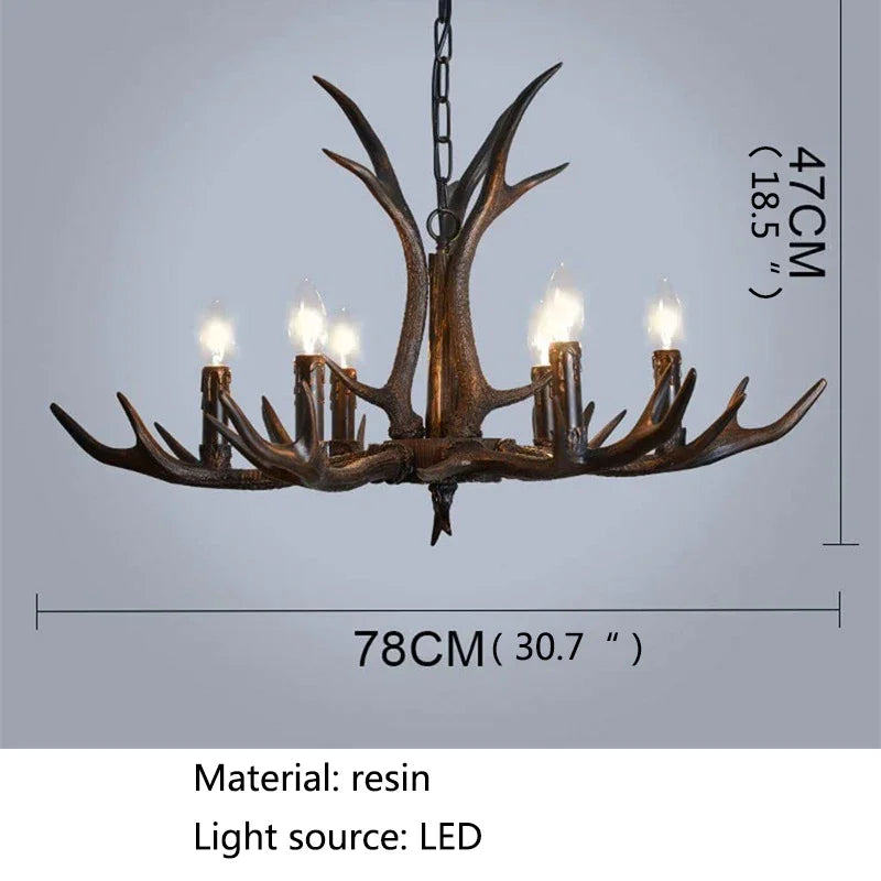 Nordic Antler Pendant Light