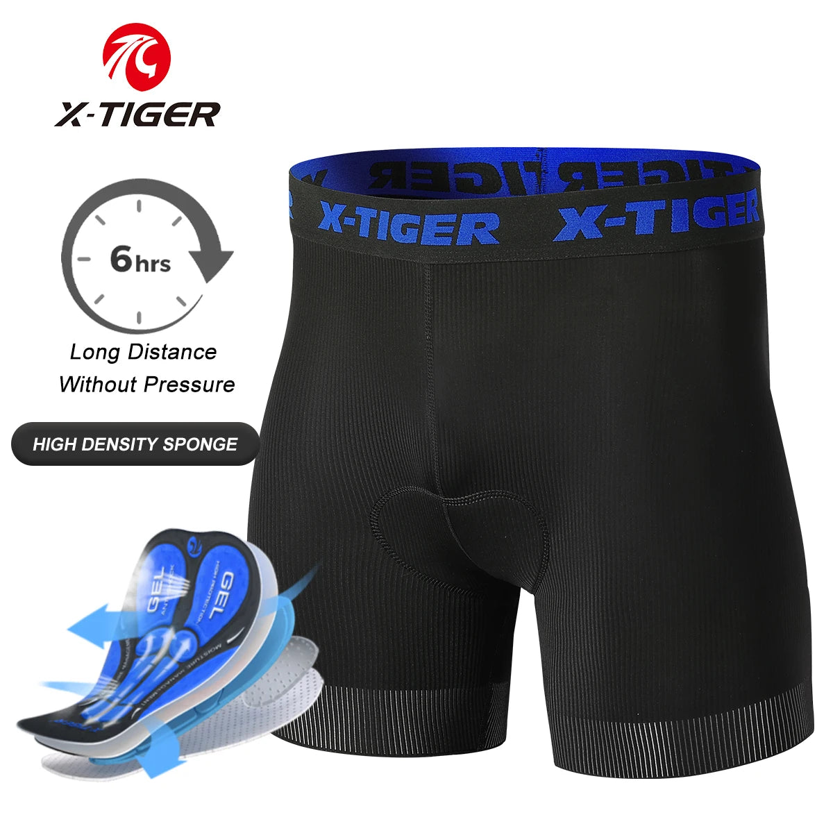 Mesh Cycling Underwear Gel Pad Shockproof MTB Bike Shorts