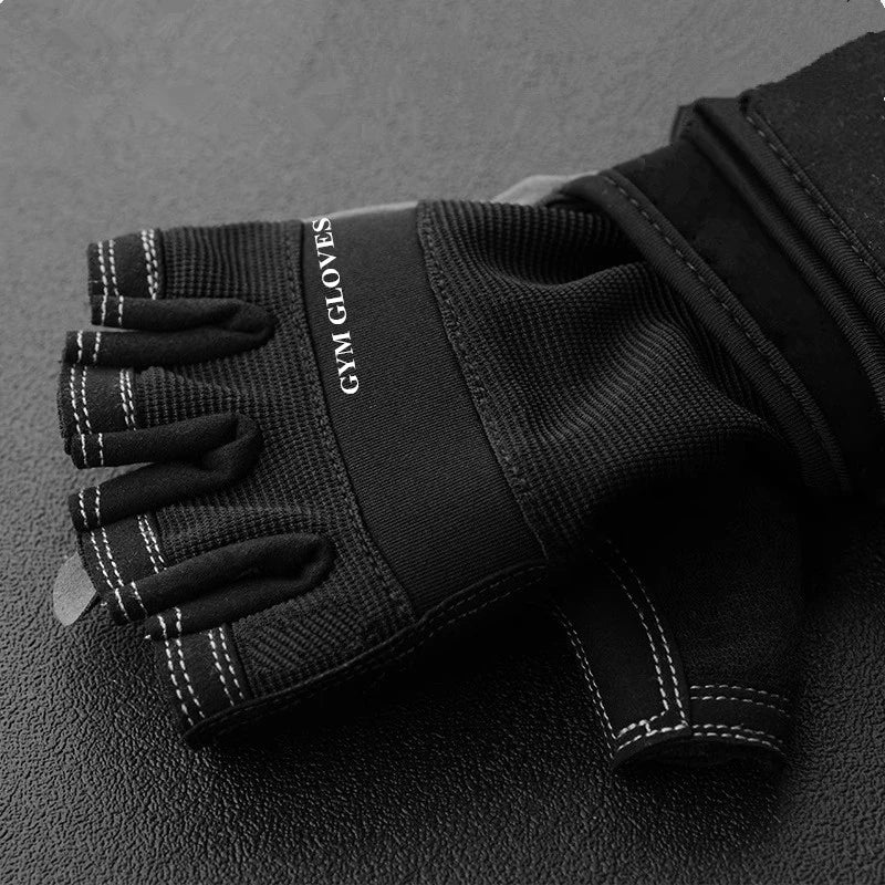 Half Finger Bodybuilding Gym Gloves