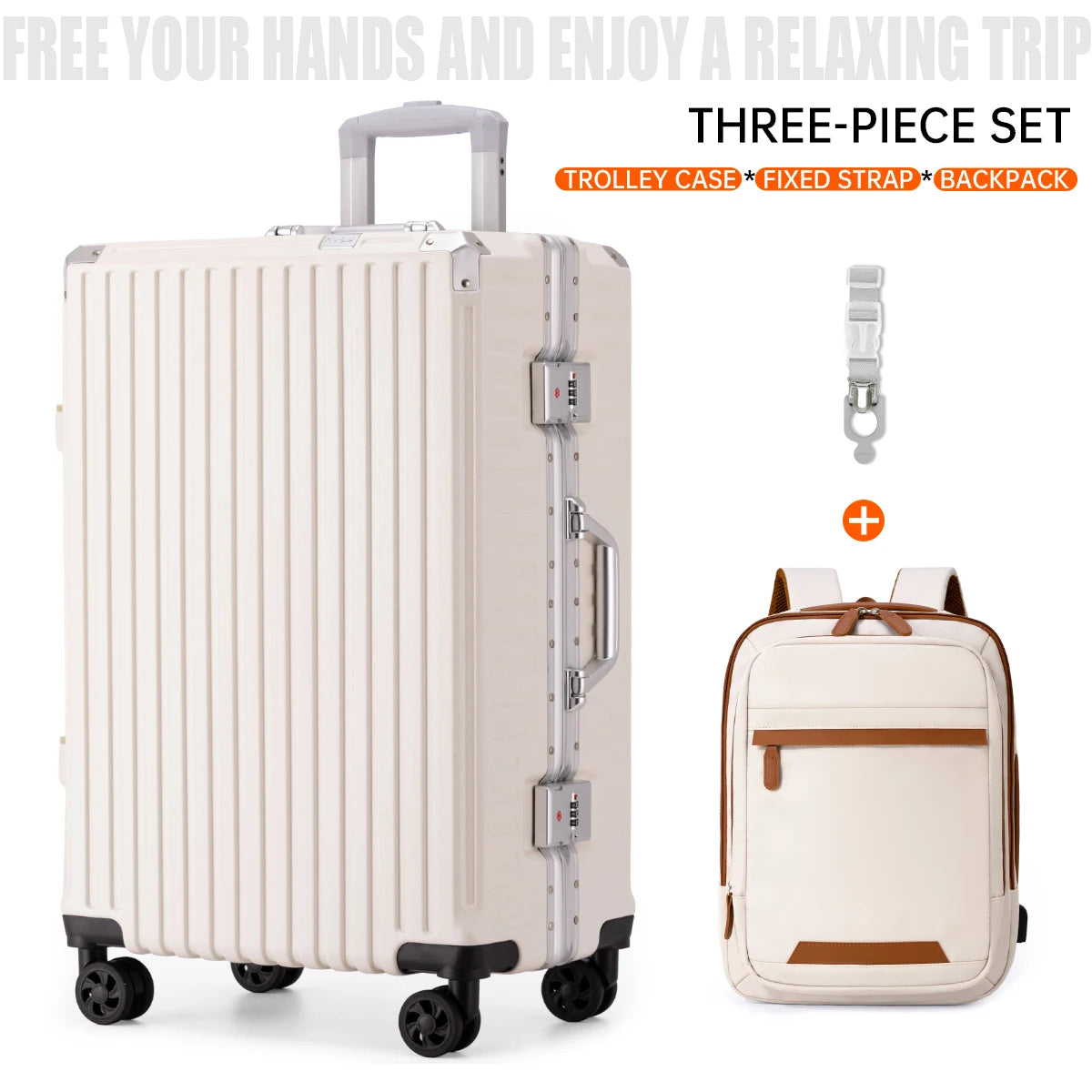 Aluminum Frame Rolling Luggage Case