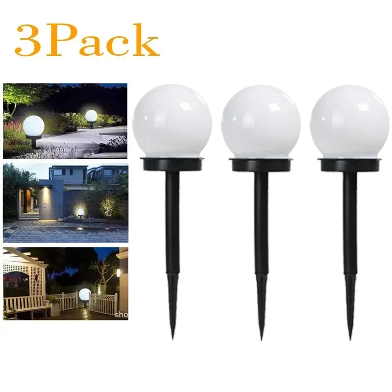 Outdoor Solar Powered LED Bulb Lamp