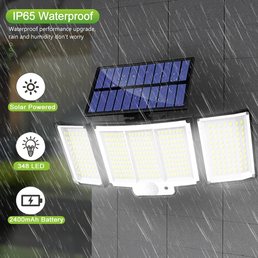 Outdoor Waterproof LED Motion Sensor Solar Lights