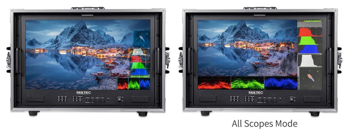 Portable Carry-on Multi-camera Director Monitor