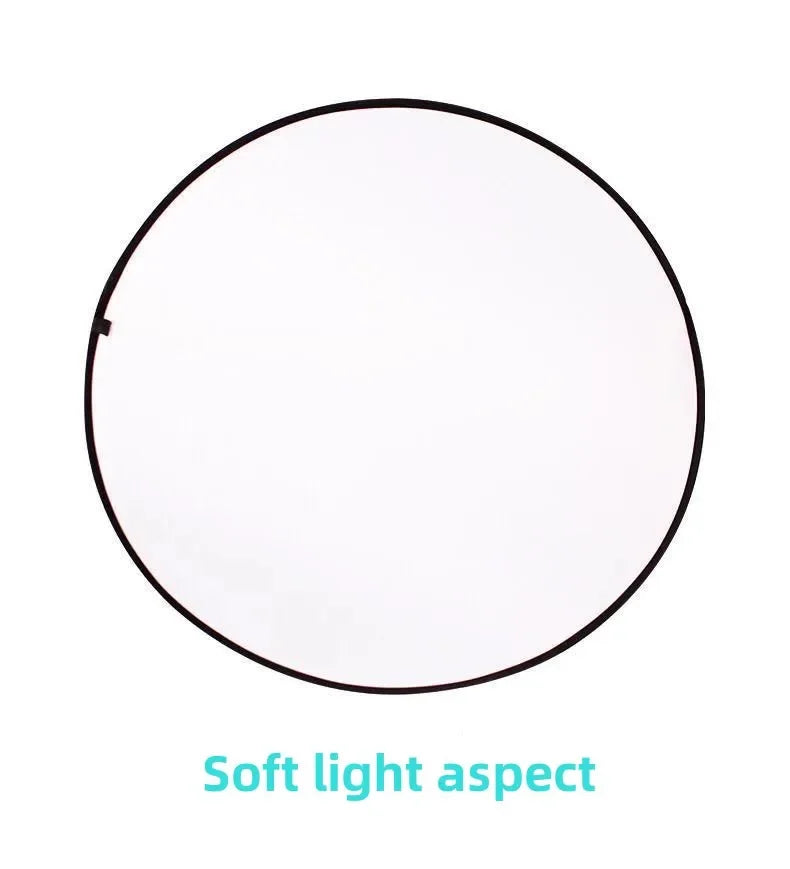5 in 1 Round Reflectors Collapsible Photography Fill Light Batter Diffuser