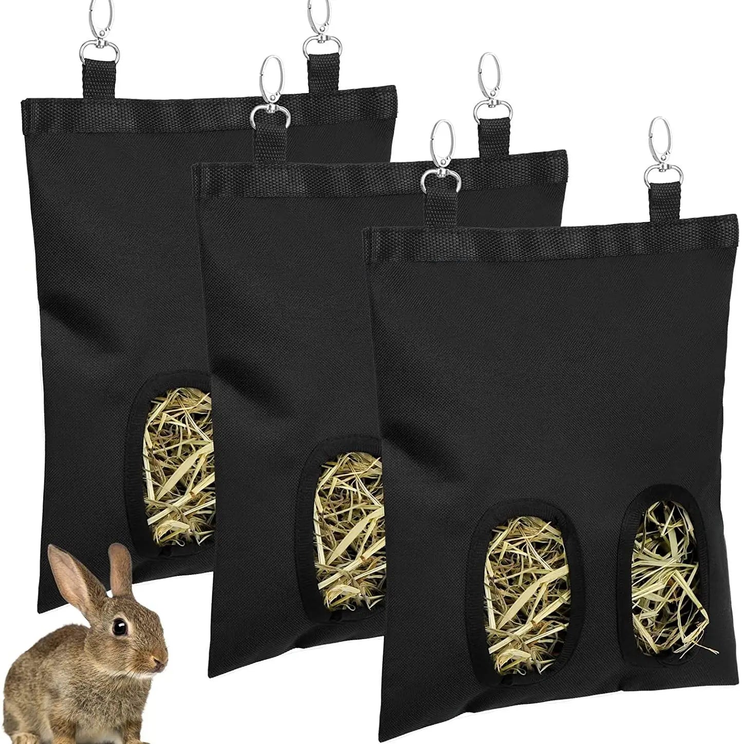 Hay Bag Hanging Pouch Feeder
