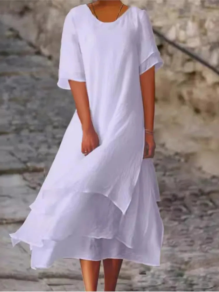 Women's Spring Long Irregular Dress