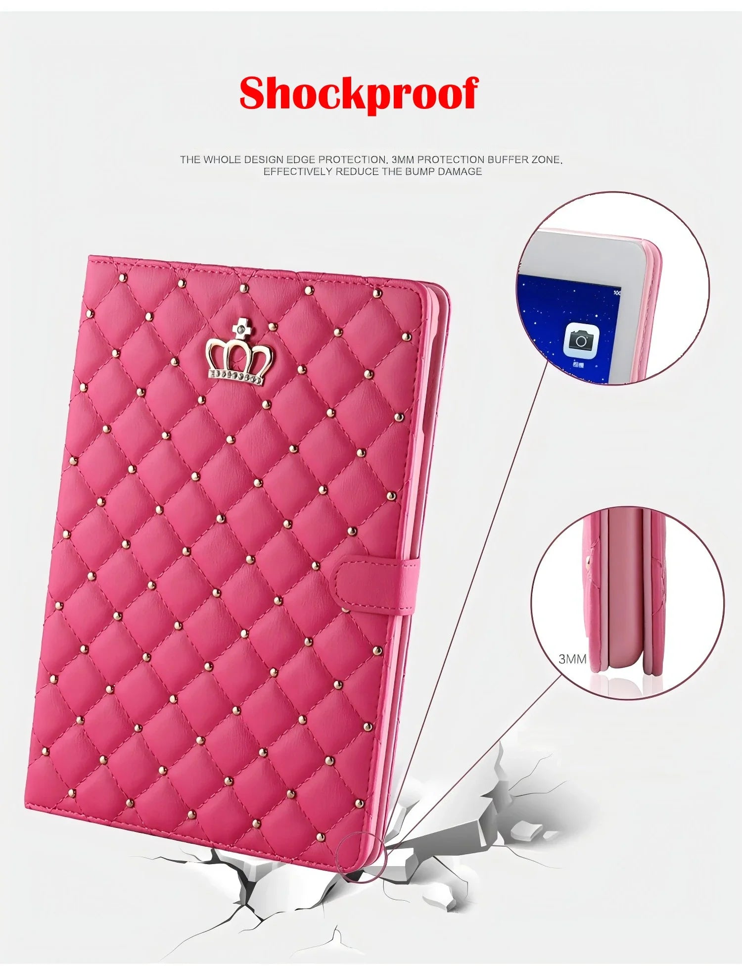 Diamond Ipad Stand Cover