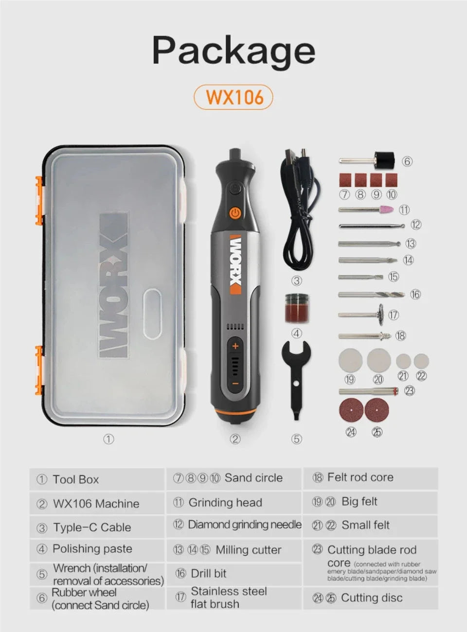 Cordless Mini Engraving Drill Set