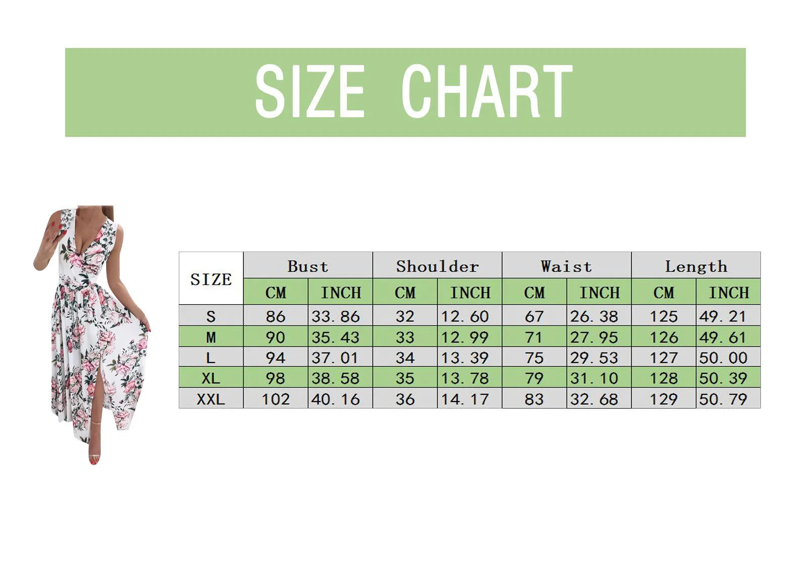 Women's V-Neck Print Maxi Dresses
